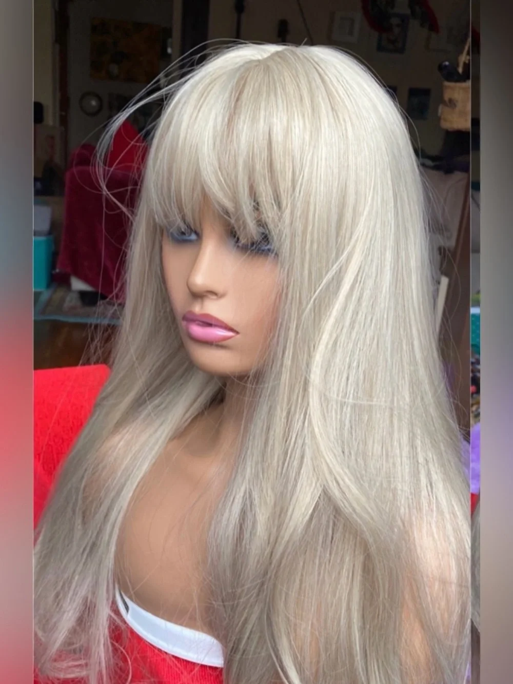 Multi tone light ash beige blonde wig
